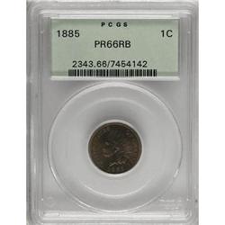 1885 1C PR66 Red and Brown PCGS
