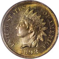 1898 1C PR67 Red and Brown PCGS