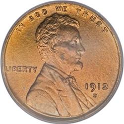 1912-D 1C MS65 Red PCGS