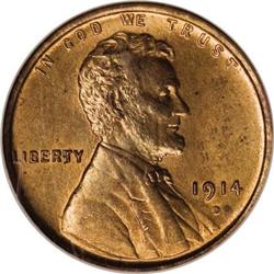 1914-D 1C MS64 Red NGC