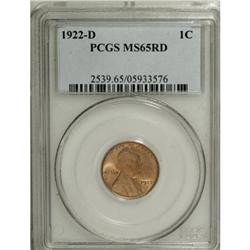 1922-D 1C MS65 Red PCGS