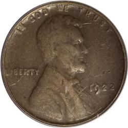 1922 No D 1C Strong Reverse XF45 PCGS