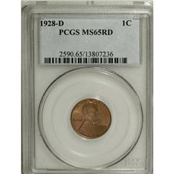 1928-D 1C MS65 Red PCGS