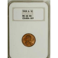 1929-S 1C MS66 Red NGC