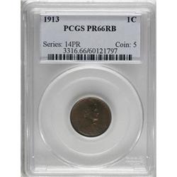 1913 1C PR66 Red and Brown PCGS