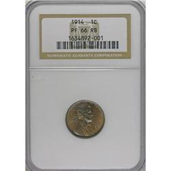 1914 1C PR66 Red and Brown NGC