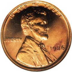 1936 1C Brilliant PR64 Cameo NGC