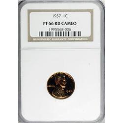 1937 1C PR66 Cameo NGC