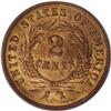 Image 2 : 1864 2C Small Motto MS65 Red and Brown PCGS