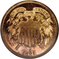 1865 2C PR65 Red NGC