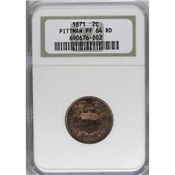 1871 2C PR64 Red NGC