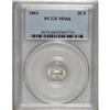 Image 1 : 1861 3CS MS66 PCGS