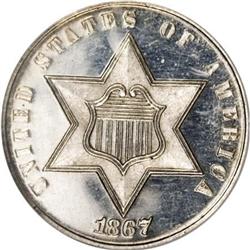 1867 3CS PR66 Cameo NGC