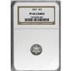 Image 3 : 1867 3CS PR66 Cameo NGC