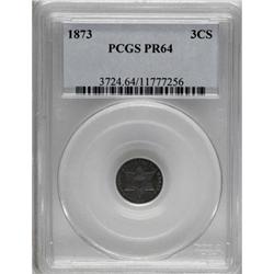 1873 3CS PR64 PCGS