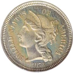 1873 3CN Closed 3 PR67 NGC