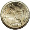 1884 3CN PR68 Cameo NGC