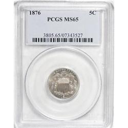 1876 5C MS65 PCGS