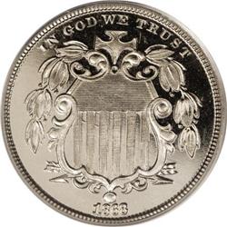 1868 5C PR66 Cameo PCGS