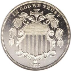 1872 5C PR66 Ultra Cameo NGC