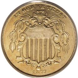 1877 5C PR65 Cameo PCGS