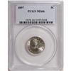 Image 3 : 1897 5C MS66 PCGS