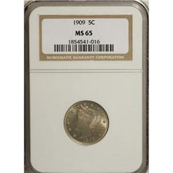 1909 5C MS65 NGC