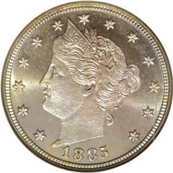 1885 5C PR67 Cameo NGC