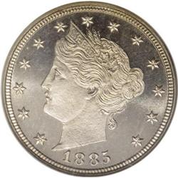 1885 5C PR67 Cameo NGC