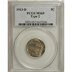 1913-D 5C Type Two MS65 PCGS