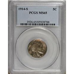 1914-S 5C MS65 PCGS