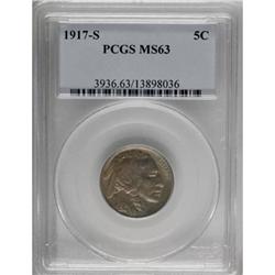 1917-S 5C MS63 PCGS