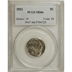 1921 5C MS66 PCGS
