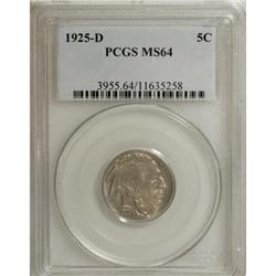 1925-D 5C MS64 PCGS