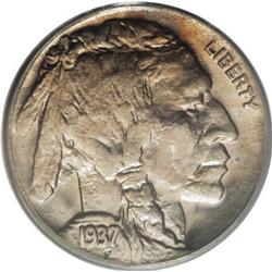 1937-D 5C Three-Legged MS62 PCGS