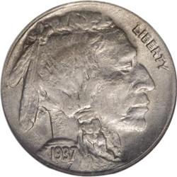 1937-D 5C Three-Legged MS63 NGC