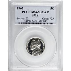 1965 5C SMS MS66 Deep Cameo PCGS