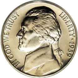 1939 5C Reverse of 1940 PR67 PCGS