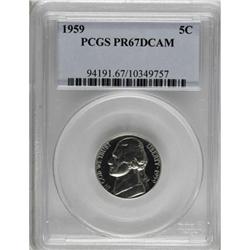 1959 5C PR67 Deep Cameo PCGS