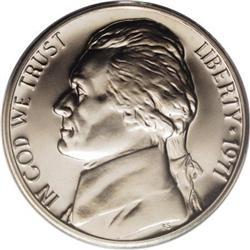 1971 5C No S PR69 Cameo PCGS