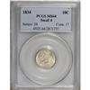 Image 3 : 1834 10C Small 4 MS64 PCGS.