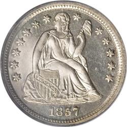1857 10C PR64 PCGS