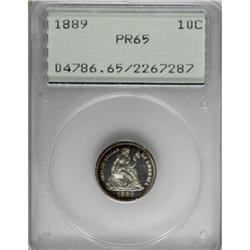 1889 10C PR65 PCGS