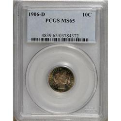 1906-D 10C MS65 PCGS