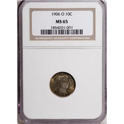 1906-O 10C MS65 NGC