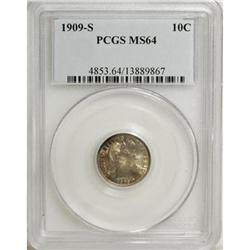 1909-S 10C MS64 PCGS