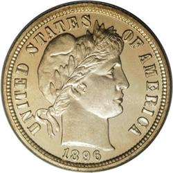 1896 10C PR66 Deep Cameo PCGS