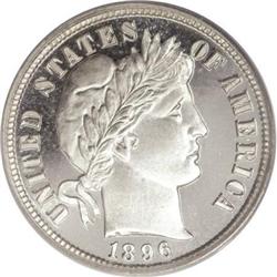 1896 10C PR67 Deep Cameo PCGS