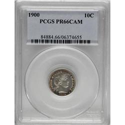 1900 10C PR66 Cameo PCGS