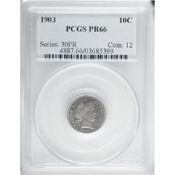 1903 10C PR66 PCGS